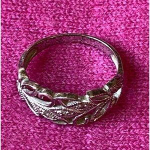 Vintage Sterling Silver 925 RJ Graziano Signed Filigree Band Ring Size 10